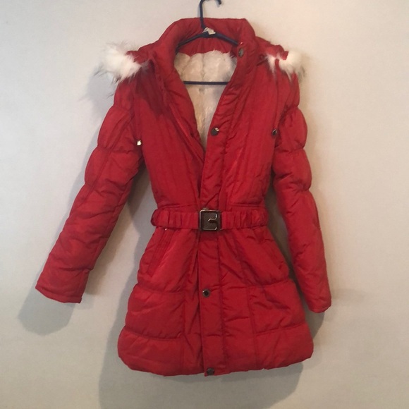 Other - Girls Red Puffer Jacket